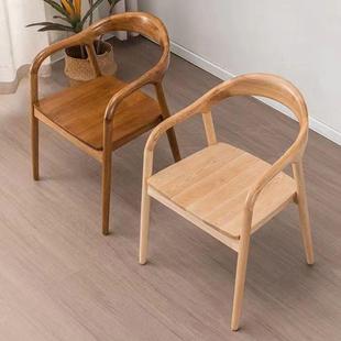 北美黑胡桃木实木椅子餐椅家用现代简约北欧新中式靠背椅子书桌椅