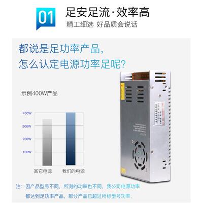铭伟直流开关电源5V12V24V48V120W200W350W400W600W1200W