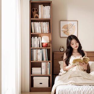 书架落地置物架简易家用多层客厅柜子储物柜靠墙边收纳窄缝小书柜