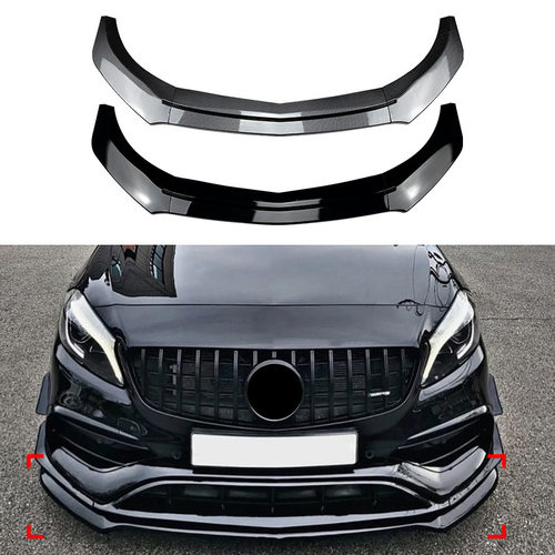 适用奔驰A级W176A200A260A45AMG2013-2018前唇前铲外饰改装