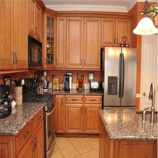 美式风格橱柜出口木纹PVC美Farmhouse风格北美橱柜