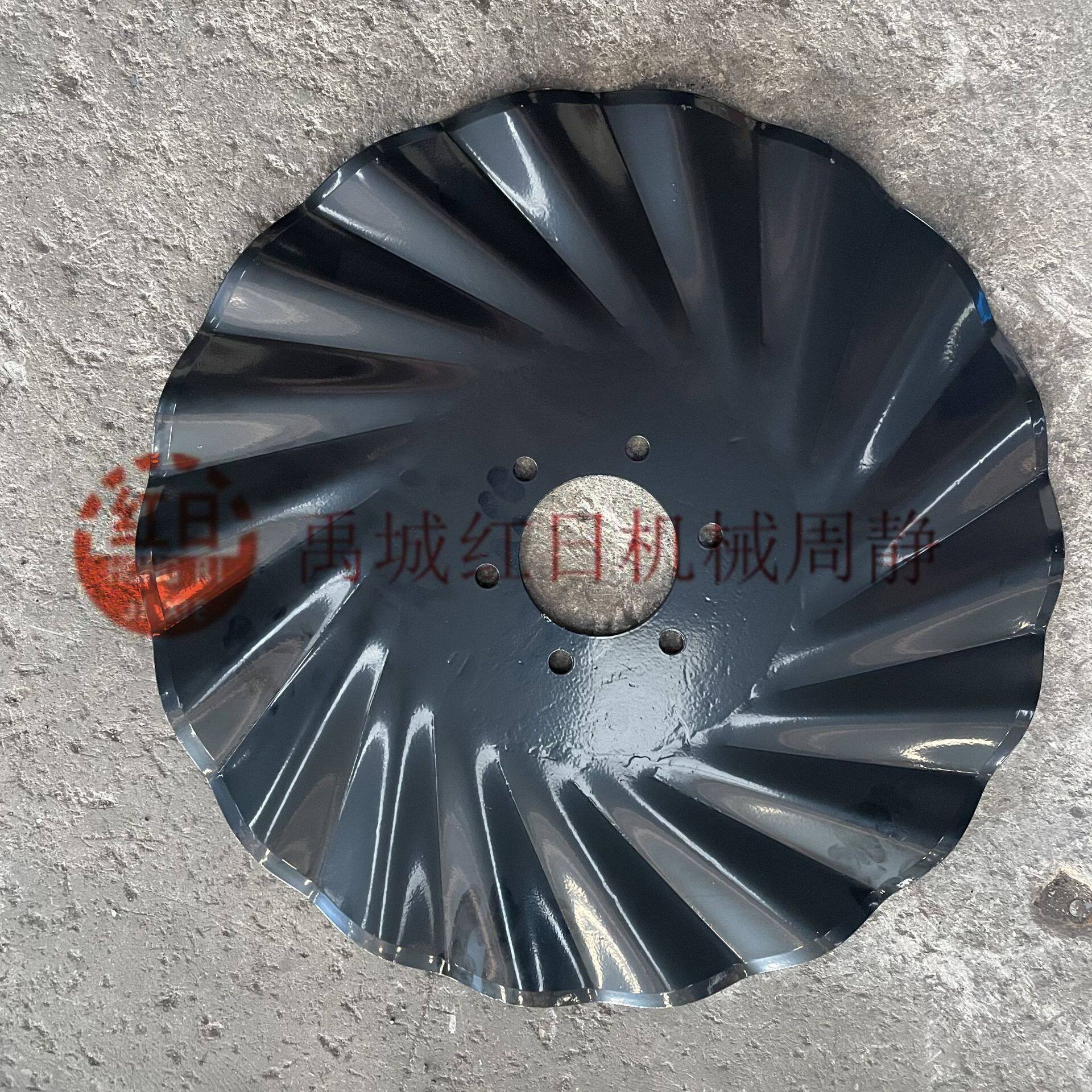 510*6mm斜波紋耙片农机配件波纹耙片重型圆盘耙耙片