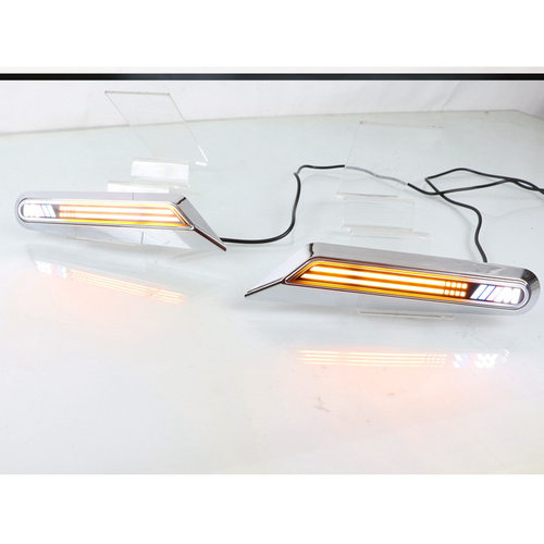 适用宝马X1X3 1/3/5系E60E90E92E93 E87 E46流水翼叶子板灯转向灯