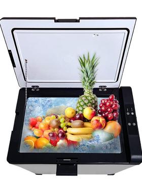 直销75L超大容量车载移动冰箱适用于大货车房车家用户外露营