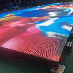 森翼出口互动感应地板砖屏P4P3.91栈道屏楼梯屏LED地板显示屏