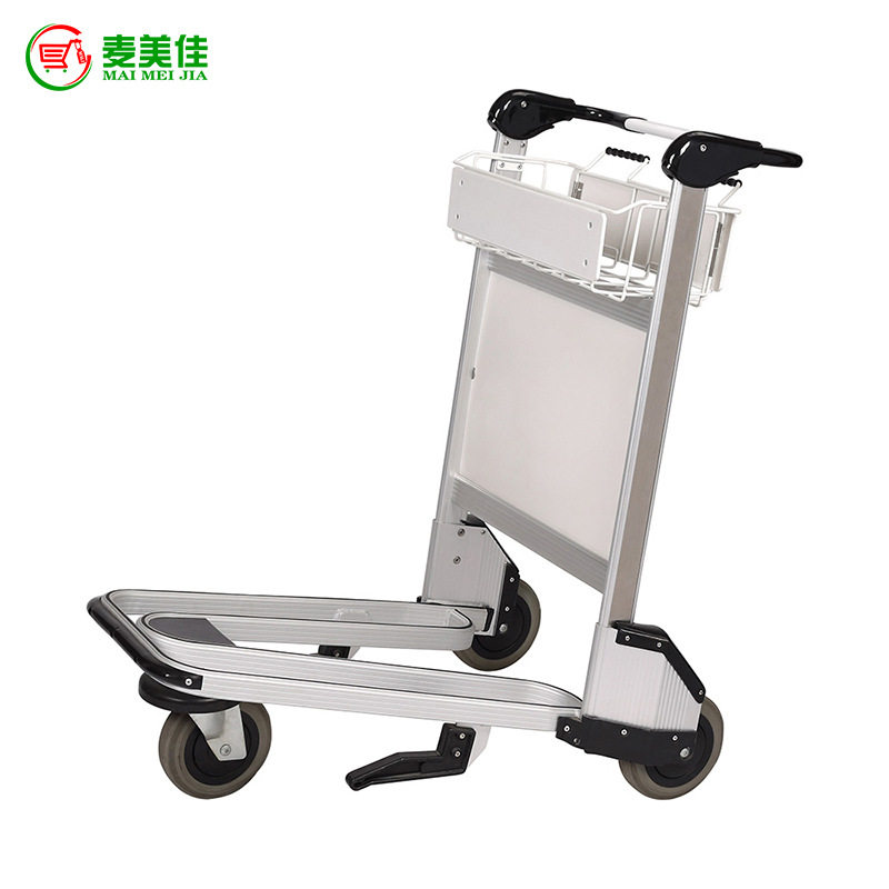MJ-AAT02批发铝合金行李车酒店行李车机场手推车机场行李车
