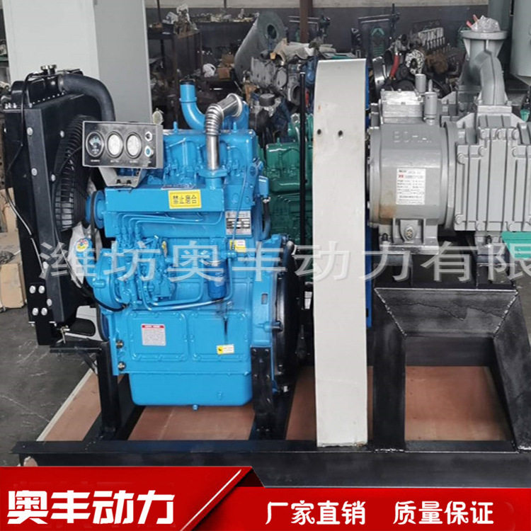 渤海15立方空压机组双缸配4缸增压发动机水泥罐车用HYCW-15/2机组
