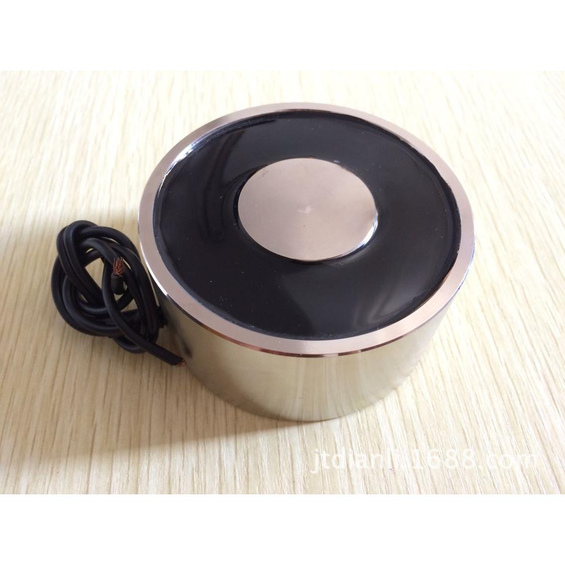 直流吸盘式电磁铁P80/3812V/24VDC直径80mm吸力100公斤