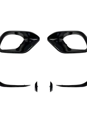 适用奔驰CLA45AMGC1182020+前杠前风刀风口空力套件风刀改装