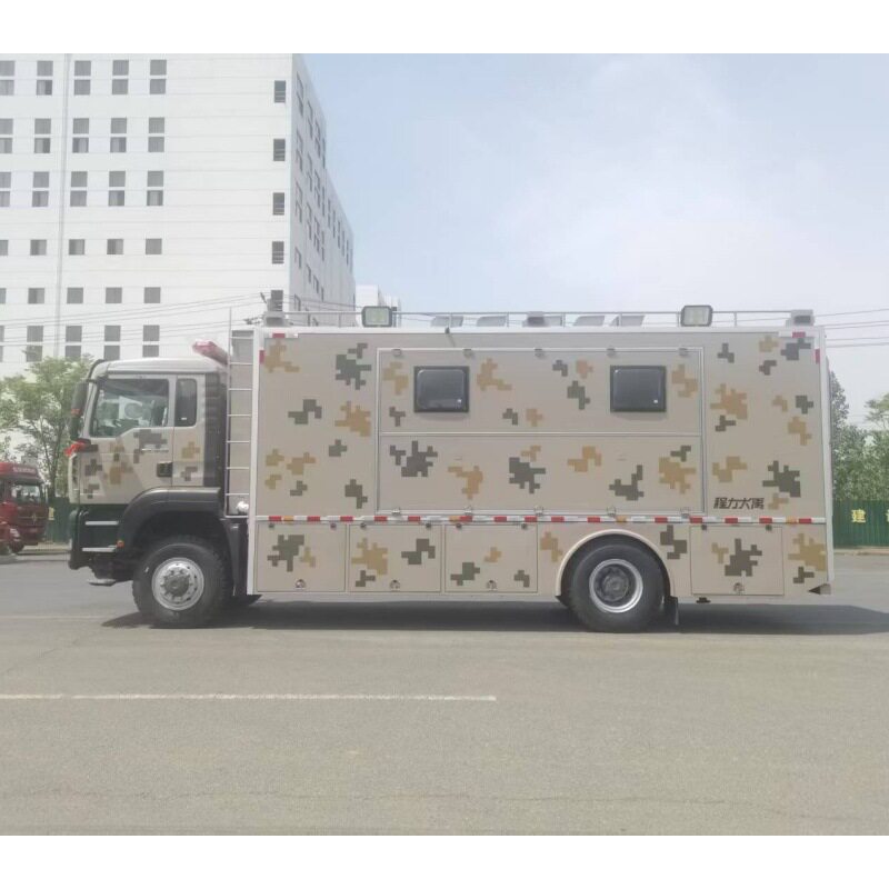 后勤保障炊事车野外作业厨房车多功能流动餐车自行式炊事车
