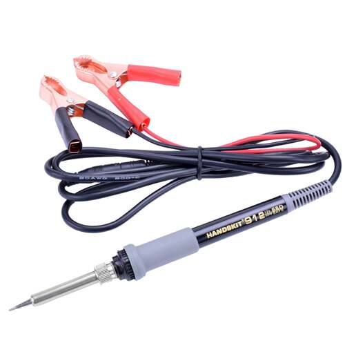 12v35w进口低压烙铁电池烙铁12v电瓶电瓶夹直流内热式烙铁