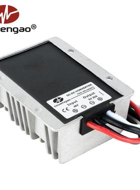 48V转5V20A100W电动三轮车LED显示屏电源DC-DC防水降压转换器