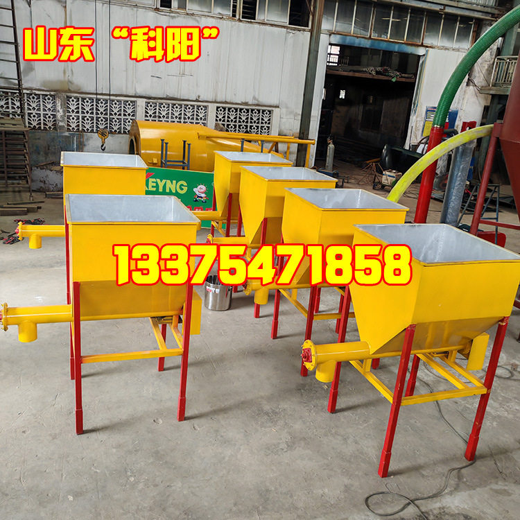 双螺杆喂料机 石灰粉螺旋给料机 螺旋送料机 给料机生产厂