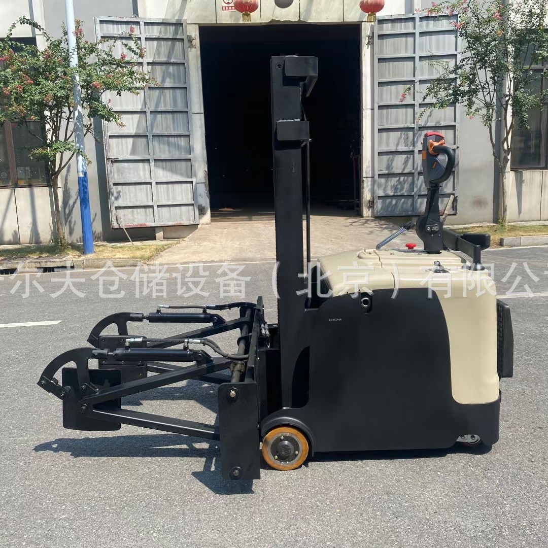 全电动油桶夹抱翻转车电瓶倒料蓄电池堆高车纸卷抱夹车膜卷上料车