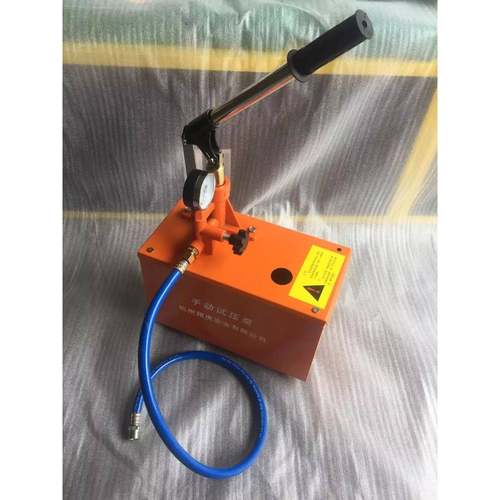 60kg手动试压泵压力泵打压机PPR水管试压泵管道打压器