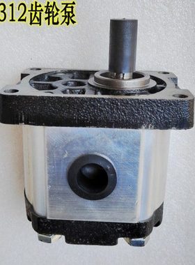 龙舟旋耕机收割机 F312齿轮泵 左旋4花键 侧进底出M22/18丝口海邦