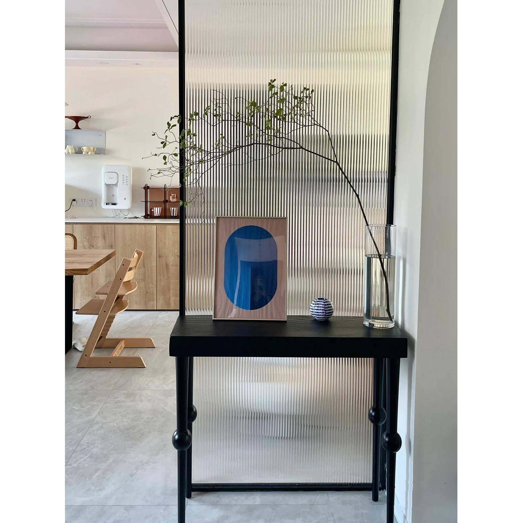 玄关客厅极窄现代端风门厅玄关条案玄关台门景寂简约台侘柜供桌实