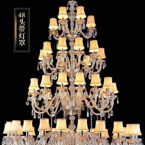 简欧吊灯水晶灯客厅灯具新款高端蜡烛埃及水晶阿斯福餐厅卧