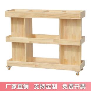 美术画纸收纳架幼儿园置物架美工桌卡纸美工台材料收纳架画室柜子