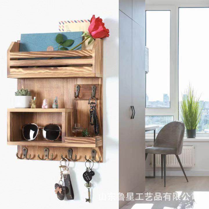 木质壁挂式邮件信封整理架多功能玄关钥匙收纳架客厅墙面装饰架,工业油品/胶粘/化学/实验室用品,其他实验室设备,淘宝优惠券,粉丝福利购,淘宝优惠卷