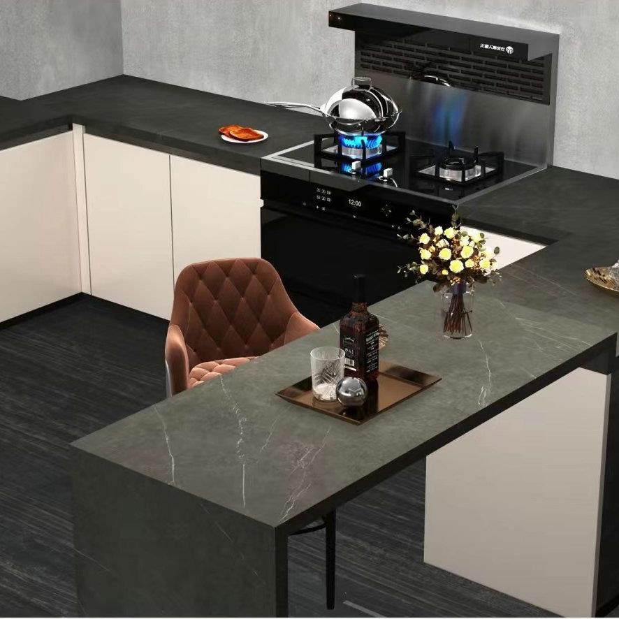 沃顿岩板贝佳斯大板智联800*2600mm厨房可切菜桌面岩板哑光石英石