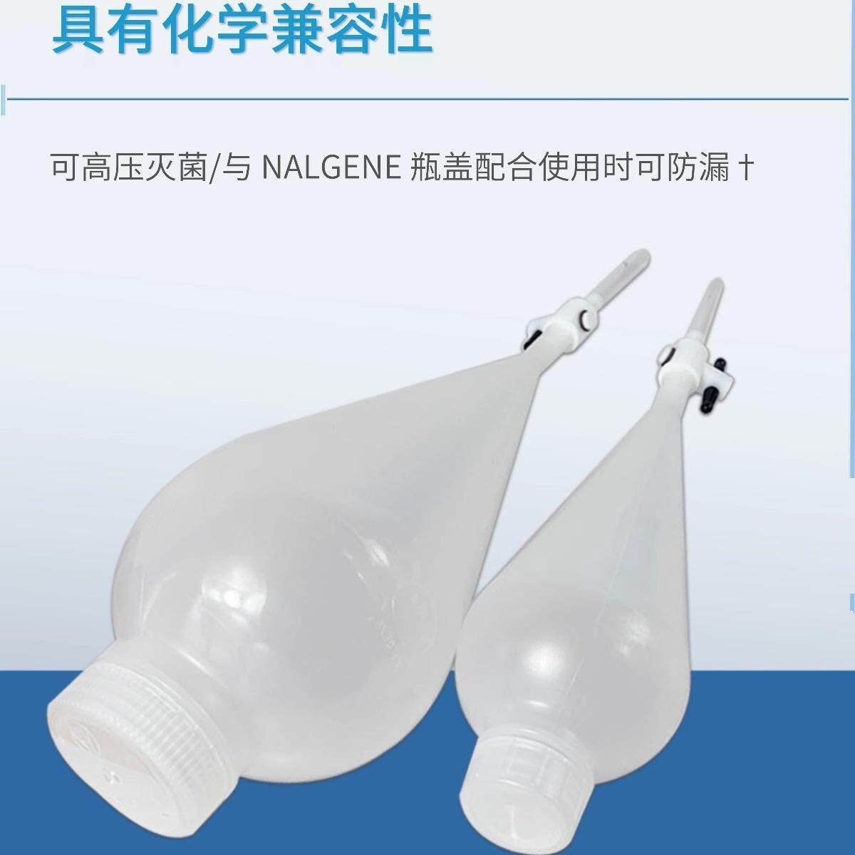 Nalgene聚丙烯带盖分液漏斗4300-01254300-0250