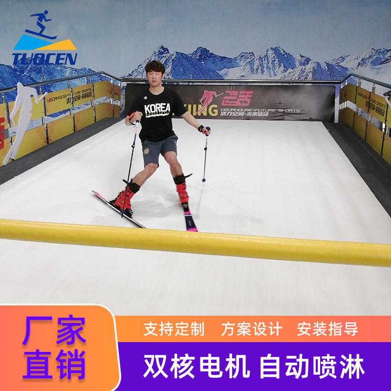 出口大型室内滑雪机健身房滑雪模拟器滑雪训练机模拟器双核电机