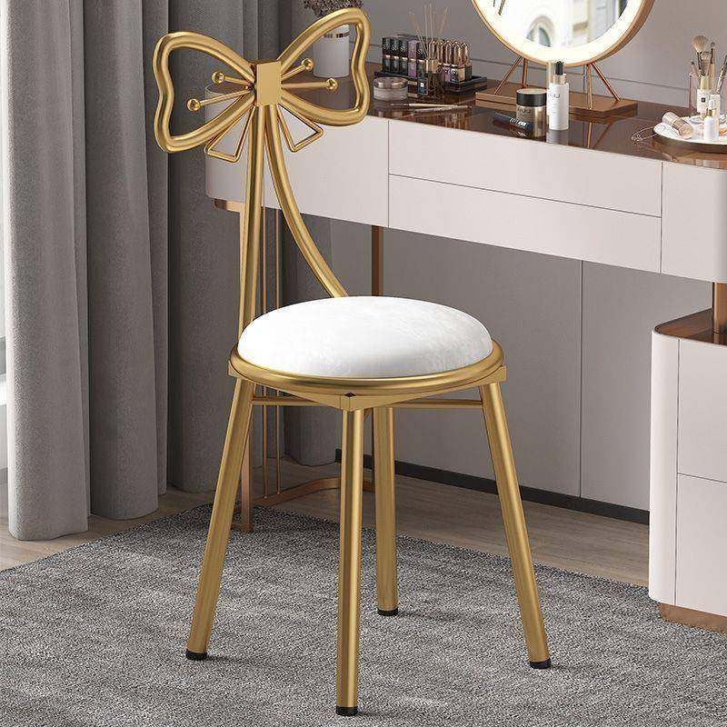 蝴蝶梳妆凳靠背椅蝴蝶椅椅美甲店轻奢网红凳子公主风少女化妆凳厂,纺织面料/辅料/配套,纺织机械配件,淘宝优惠券,粉丝福利购,淘宝优惠卷