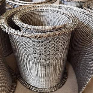 人字形加密网带输送机金属传送带耐高温退火炉网带