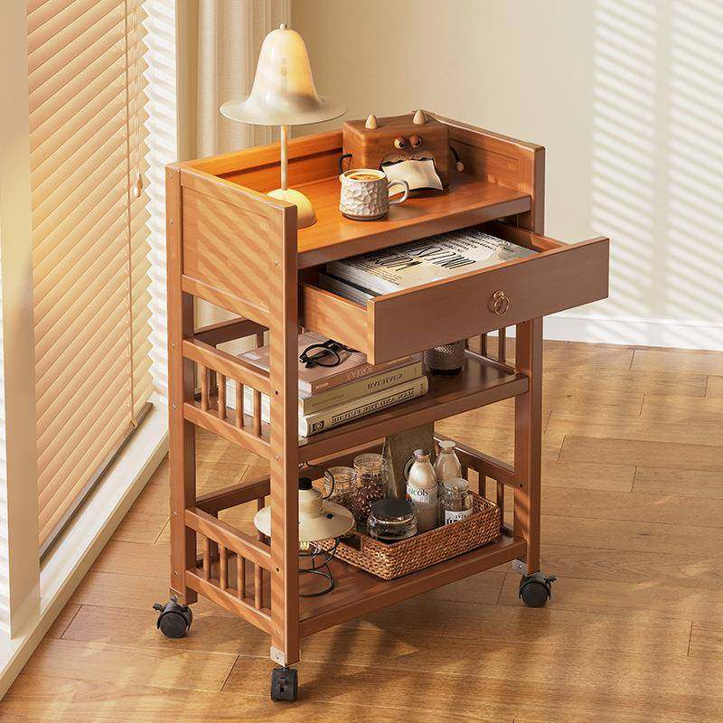 可移动多层小推车简易家用客厅落地式置物茶水架带轮茶桌边收纳柜,纺织面料/辅料/配套,纺织机械配件,淘宝优惠券,粉丝福利购,淘宝优惠卷