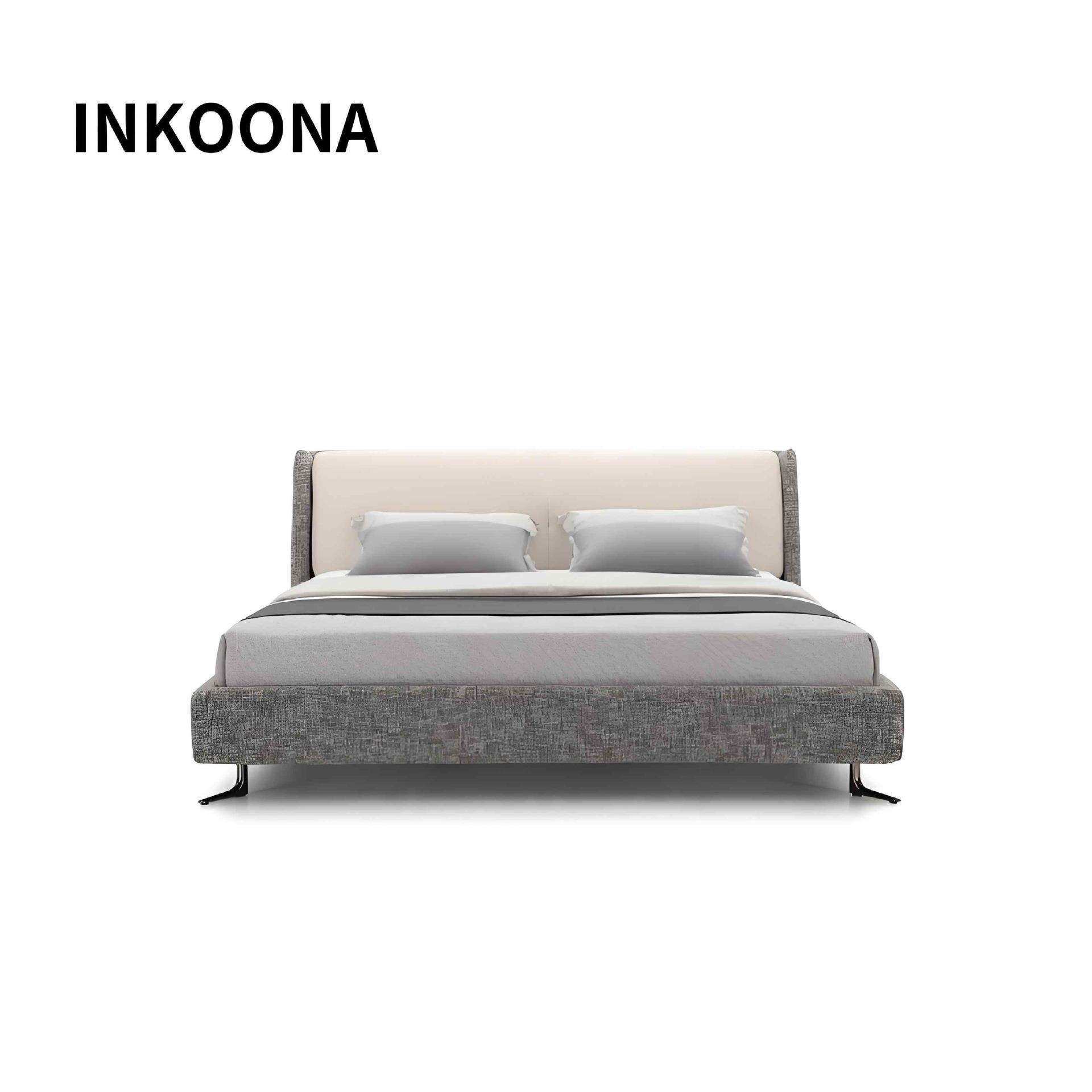 斯宾赛床意式极简布艺床现代简约双人床主卧大平层双人床婚床