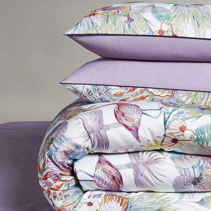 轻奢美式60支长绒纯棉花四件套全棉贡缎被套1.8m床单床笠床上用