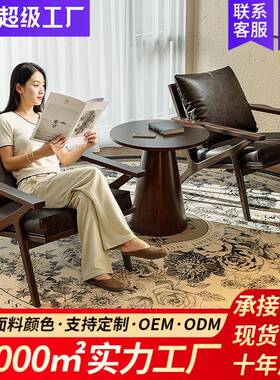 阳台休闲桌椅组合一桌二椅三件套小型单人沙发椅子民宿酒店咖啡厅