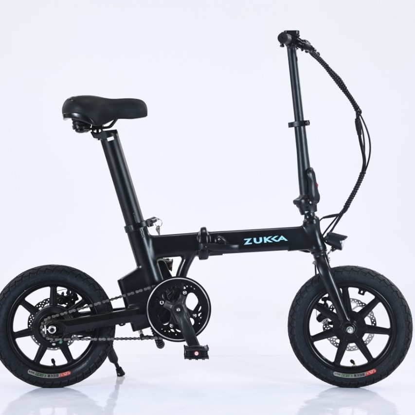 16寸一体轮ebike电动自行车新能源续航铝合金折叠自行车后备箱