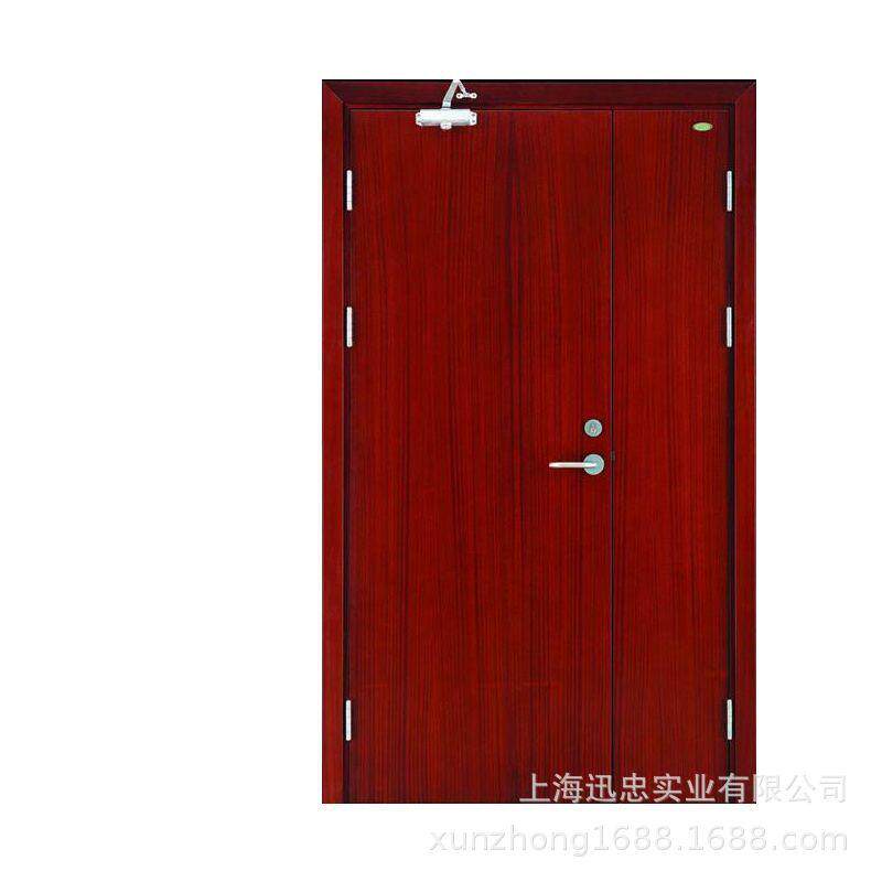 木质防火门甲级工程单烤漆防火门丙级管井门正规厂家一门一证