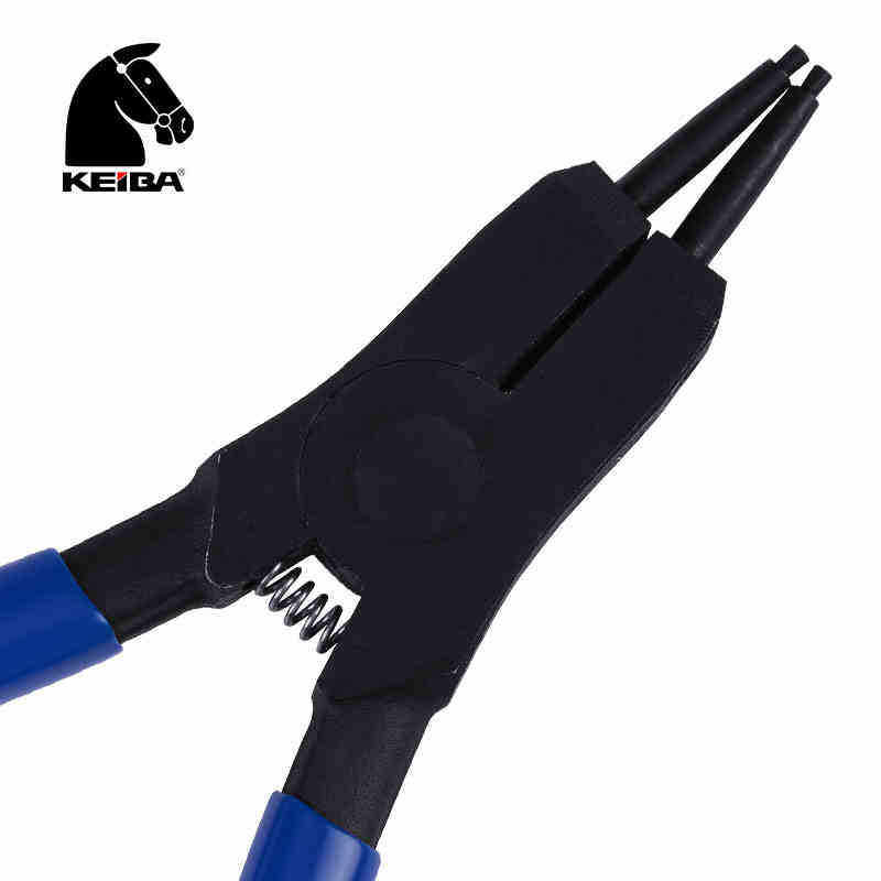 日本 KEIBA马牌剪钳介指钳卡簧钳轴用外卡簧SO-907 SO-907B