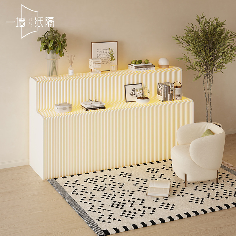 长条展台展会商品陈列发光中岛折叠落地商场展示台展架橱窗展示柜