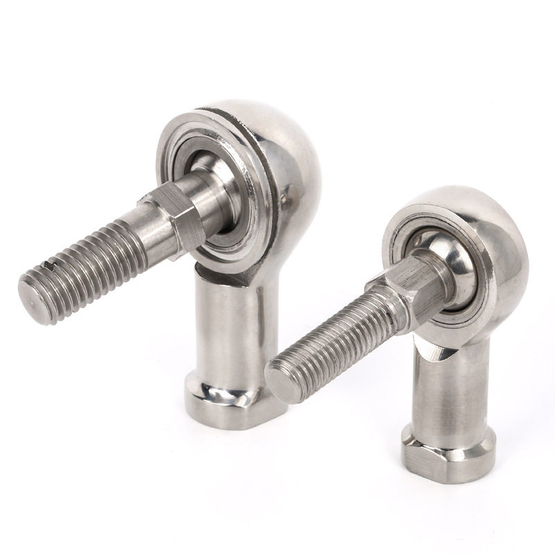 厂家直供不锈钢杆活动轴承鱼眼角球头向关节轴承SI12T/K右 连接杆