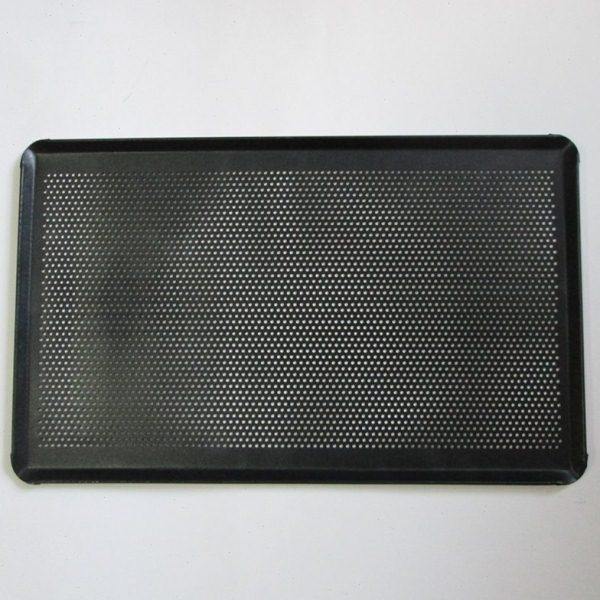 乐信蒸烤箱用烤盘长方形带孔不沾烧烤盘烤箱平烤盘商用