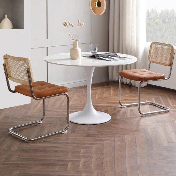 洽谈桌椅组合酒店咖啡桌现代简约小户型家用网红郁金香岩板小圆桌,住宅家具,岩板餐桌,淘宝优惠券,粉丝福利购,淘宝优惠卷