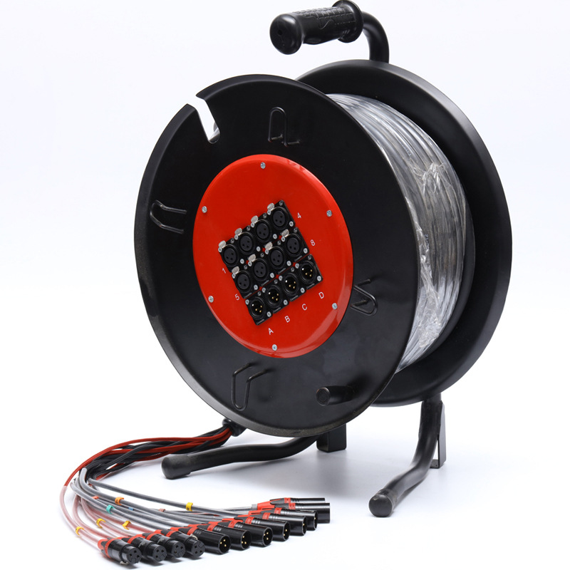 工厂直供多通道音频信号线缆车12路舞台电缆车舞台灯光传输信号线