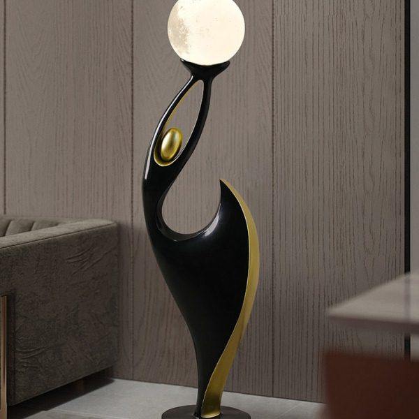 大型落地灯摆件客厅电视柜沙发旁玄关边艺术人物轻奢家居软装饰品,家居饰品,落地摆件,淘宝优惠券,粉丝福利购,淘宝优惠卷