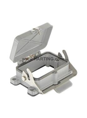 09300480321HARTING连接器浩亭H48BIP67保护盖下壳带盖