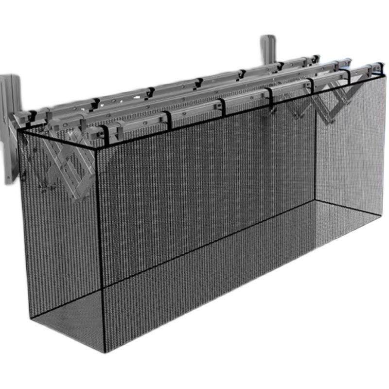 户外伸缩晾衣架防掉网兜高层阳台窗户晒衣服防掉网防丢防风吹落网