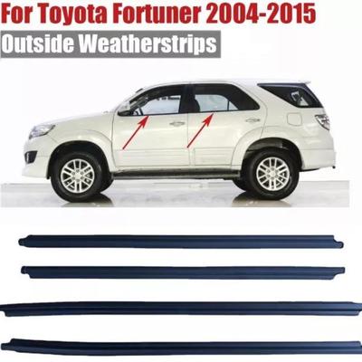 适用于丰田FORTUNER穿越者奔跑者车门窗玻璃密封胶条挡水外压条