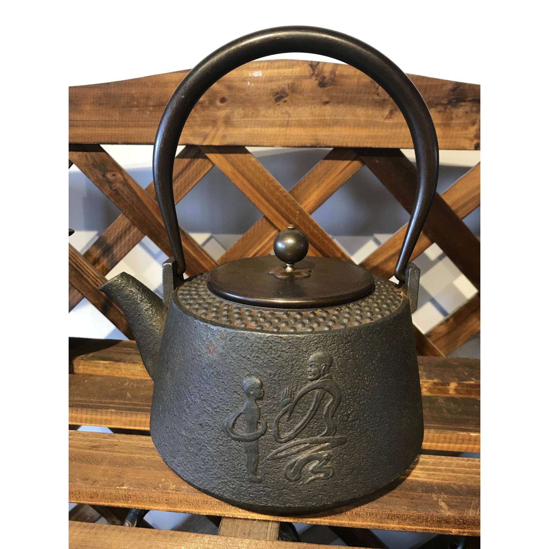 金义堂中式仿古茶壶纯手工养生泡茶壶荷叶高档功夫铁壶