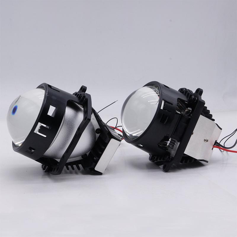 DC12V3寸双光透镜N76S3专业三代43W白光5500-6500K单灯杯前照灯