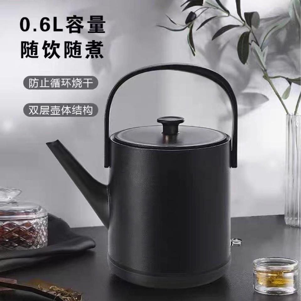 健浩kinhaoJK38酒店专业双层不锈钢0.6L长嘴功夫泡茶壶jk37
