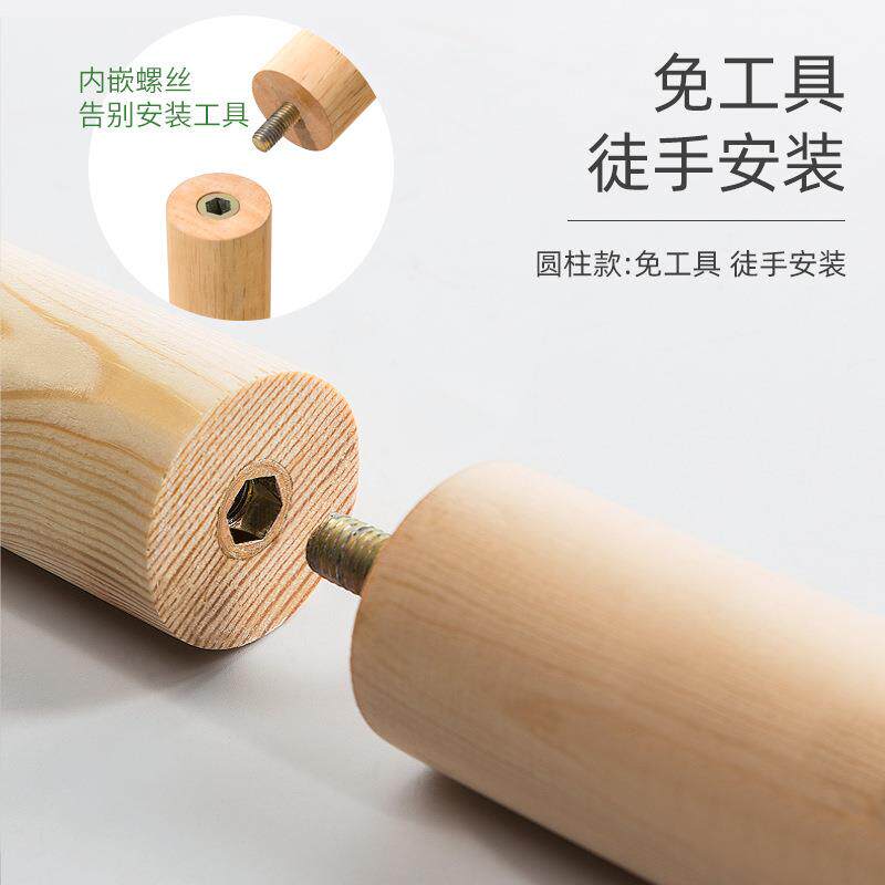 衣帽架简易楠竹卧室挂衣架子简约现代置物衣服收纳落地货架家新品