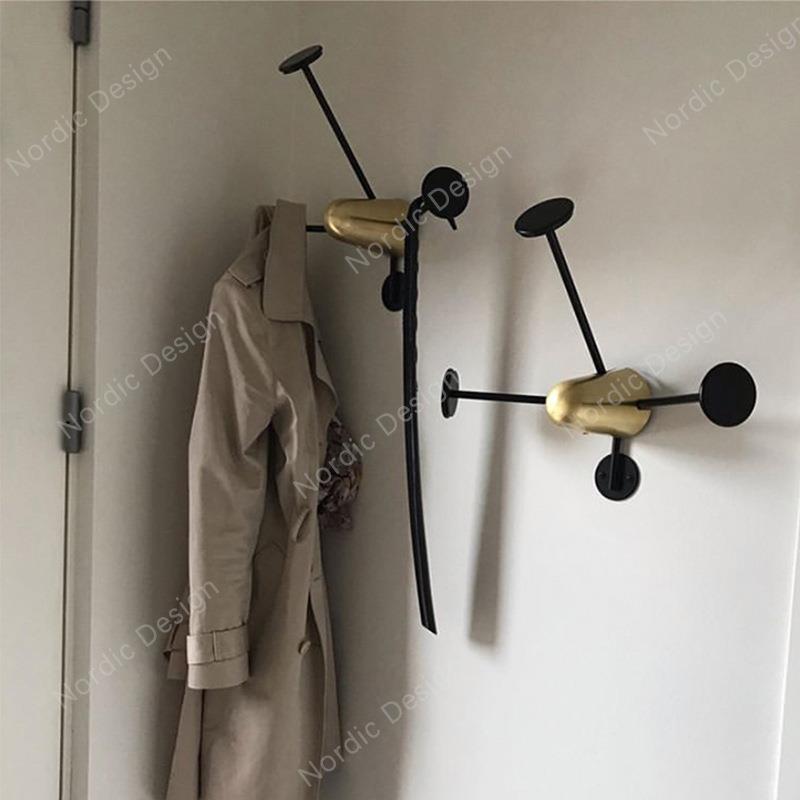 挂衣架挂钩壁挂墙壁架子进门家用玄关入户轻奢衣帽钩衣服上墙